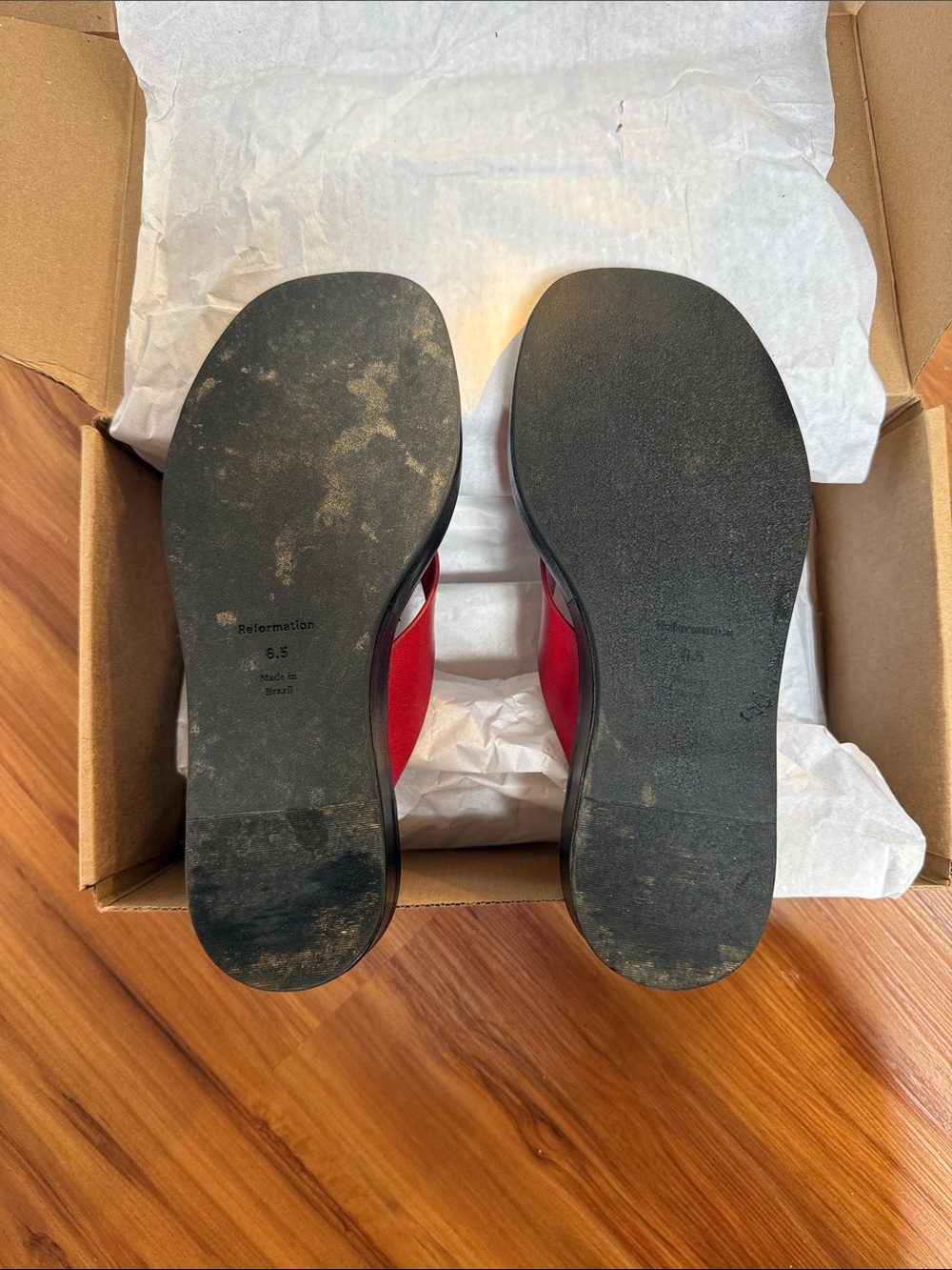 reformation eden platform sandal - Picture 3 of 4